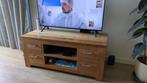 Teakhouten tv/audio meubel 55x128x55cm, Ophalen, Gebruikt, 100 tot 150 cm, Teakhout