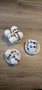 Te koop 8 boerenbond kopen en schotels, Ophalen, Zo goed als nieuw, Overige stijlen, Kop(pen) en/of Schotel(s)