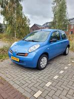 Nissan Micra 1.2 met *nieuwe APK!*, Auto's, Voorwielaandrijving, 4 cilinders, Blauw, Origineel Nederlands