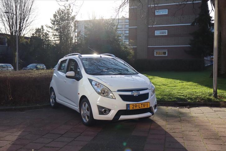 Chevrolet Spark 1.2 2010 Wit, Auto's, Chevrolet, Particulier, Spark, Benzine, Euro 5, B, Hatchback, Handgeschakeld, Origineel Nederlands