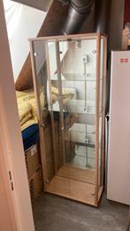 Vitrinekast met verlichting, Huis en Inrichting, Ophalen, 50 tot 100 cm, Zo goed als nieuw, 150 tot 200 cm