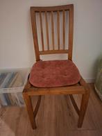 Houten stoelen met kussens - set van 3, Ophalen, Hout, Gebruikt, Drie
