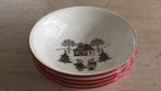 4 compote schaaltjes Wedgwood Windsor Christmas kerstservies, Ophalen of Verzenden, Wedgwood, Porselein, Schaal of Schalen