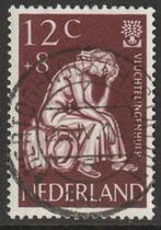 Nederland 1960 736 Vluchtelingen 12c, Gest, Postzegels en Munten, Postzegels | Nederland, Ophalen of Verzenden, Na 1940, Gestempeld