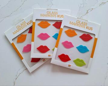 Glas markers - glass markers hot lips - 
