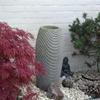 Modern Beton-look waterornament (lichtgewicht), Ophalen, Gebruikt, Kunststof, Waterornament