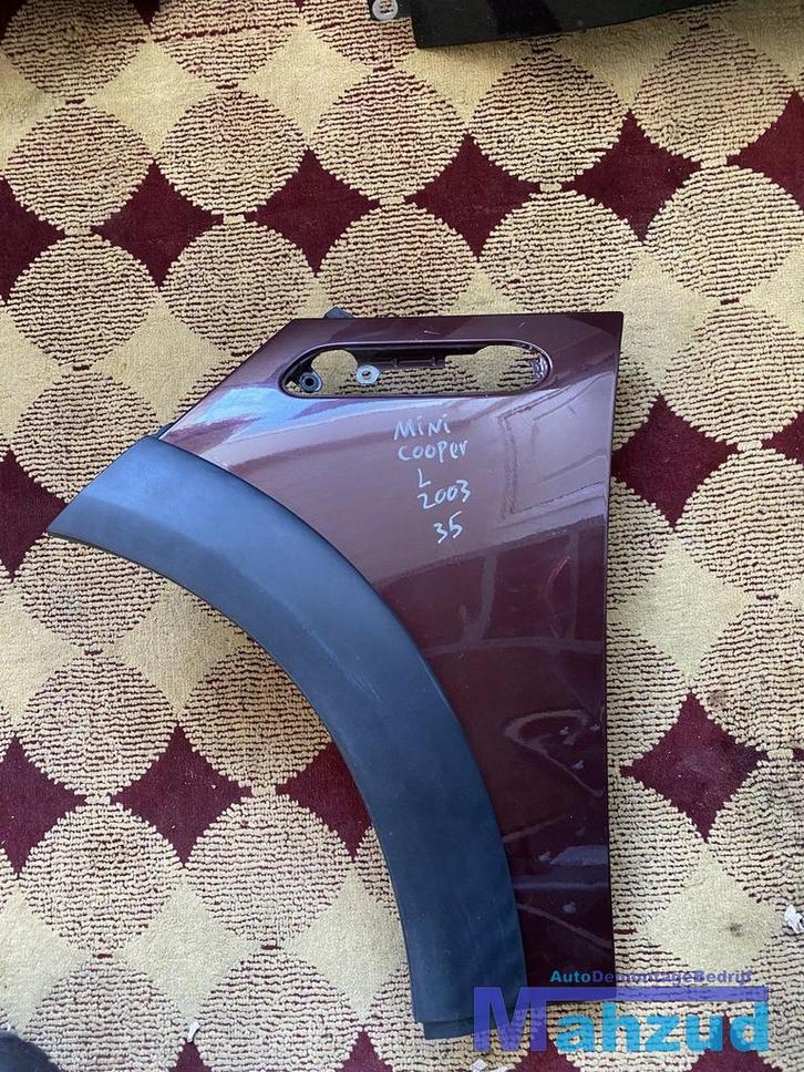 Mini cooper R50 R53 links voor scherm zijscherm bruin 903/3, Auto-onderdelen, Carrosserie en Plaatwerk, Spatbord, Mini, Gebruikt