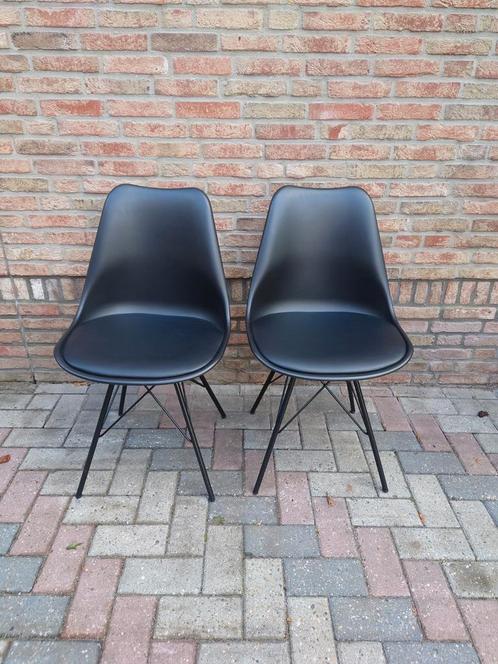 2 x Olav kuipstoel zwart, Huis en Inrichting, Stoelen, Zo goed als nieuw, Eén, Kunststof, Zwart, Ophalen of Verzenden