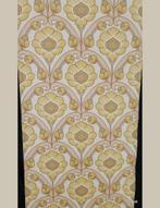 12649 Vintage wallpaper behang in 70s barok motief swiet, Huis en Inrichting, Ophalen of Verzenden, 75 m² of meer, Beige