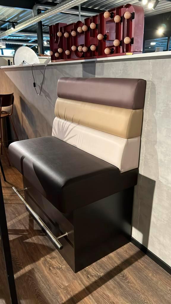 Hoge Eettafelbank | Diner Bank | Dure Stof | Multicolor, Huis en Inrichting, Banken | Sofa's en Chaises Longues, Nieuw, Stof, Ophalen of Verzenden