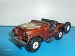 Jeep CJ5 golden eagle Corgi 1/36 Bruin incompleet, Ophalen of Verzenden, Gebruikt, Auto