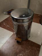 Hele gave RVS toilet / badkamer prullenbak pedaalemmer, Ophalen of Verzenden, Zo goed als nieuw, Kunststof, Minder dan 50 cm