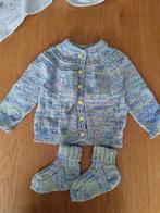 Handgebreid vestje maat 92 met sokjes, Ophalen, Zo goed als nieuw, Meisje, Trui of Vest