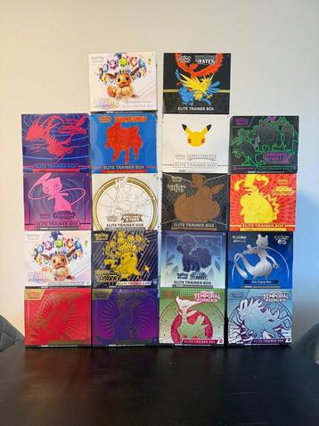 Pokemon ETB’s Sword & Shield, Scarlet & violet, 151 bundles! beschikbaar voor biedingen