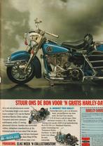 Retro reclame 1994 Panorama Harley-Davidson motor replica, Verzenden, Overige typen