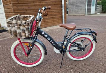 Meisjesfiets | 18 inch | Grijs met roze | Amigo bloom beschikbaar voor biedingen