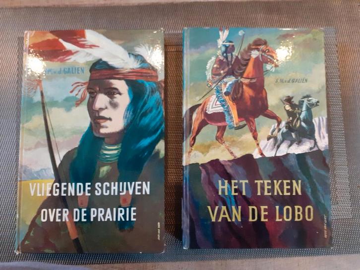 2x S.M. van der Galiën - Indianenboeken, Boeken, Romans, Gelezen, Nederland, Ophalen of Verzenden