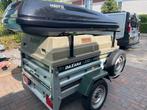Daxara 158 bagagewagen met dakkoffer, Ophalen, Zo goed als nieuw