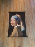 Wandkleed ‘Meisje met de Parel’ pixelart, Ophalen of Verzenden