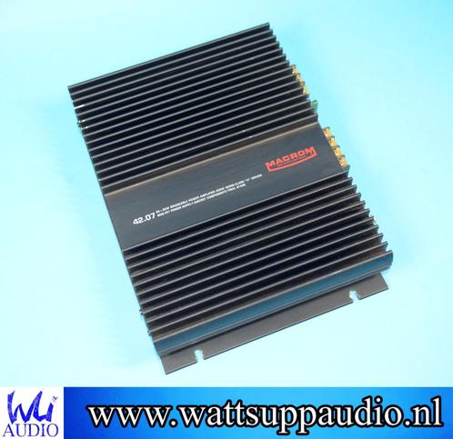 Macrom 42.07 2 kanaals / mono versterker, Auto diversen, Autospeakers, Gebruikt, Ophalen of Verzenden