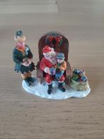 Lemax bij kerstman op schoot kerstdorp miniatuur, Diversen, Kerst, Ophalen of Verzenden