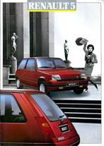 Brochure Renault 5 1988, Ophalen of Verzenden, Gelezen, Renault