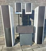 5.1 Surround speakerset merk Boston met Jamo subwoofer, Gebruikt, Complete surroundset, 120 watt of meer, Ophalen