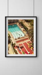 Gratis verzending | hotel pool prints | cadeau fotografie, Ophalen of Verzenden, Nieuw, Minder dan 50 cm