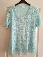 Mooie blauwe kanten dames top shirt in maat 42 / 44/ L, Blauw, Maat 42/44 (L), Ophalen of Verzenden, Zo goed als nieuw