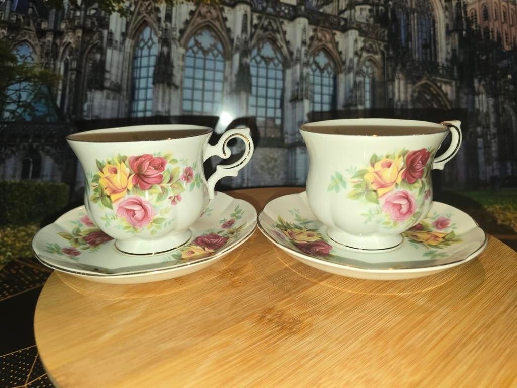 Royal Canterbury kop en schotels (2 stuks), Ophalen of Verzenden