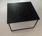 HK Living - Salontafel - Zwart & vierkant, Ophalen, Vierkant, 50 tot 100 cm, Zo goed als nieuw