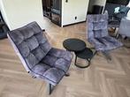 Antraciet Fauteuils - Zo Goed Als Nieuw!, Niet ingevuld, Metaal, Twee, Niet ingevuld