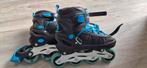 Kinder Skeelers Verstelbaar Maat 34-37 zwarte-blauw, Overige merken, Kinderen, Ophalen of Verzenden, Inline skates 4 wielen