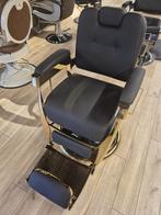 KORTING gold barbierstoel herenstoel damesstoel epileerstoel, Zwart, Metaal, Nieuw, Ophalen of Verzenden