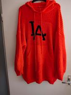 Gebreid hoodie, Kleding | Dames, Oranje, Ophalen of Verzenden, Zo goed als nieuw, Maat 46/48 (XL) of groter