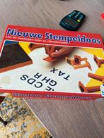 Stempel doos, Voor kinderen te oefenen met letters en cijfers, Ophalen of Verzenden, Zo goed als nieuw