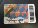Seizoenkaart Abonament Barcelona 02-03 Tribuna, Ophalen, Gebruikt, Buitenlandse clubs, Overige typen