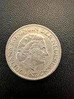 Koningin Juliana 1 gulden munt uit 1955, Ophalen of Verzenden, Koningin Juliana, 1 gulden