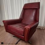 Stoere vintage design draaifauteuil, Ophalen, Gebruikt, ., Vintage