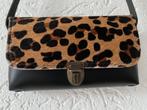 Nieuwe schoudertas, zwart met panterprint, Sieraden, Tassen en Uiterlijk, Tassen | Damestassen, Verzenden, Nieuw, Zwart, Schoudertasje