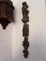 Houten ornament sier patina sleets shabby antiek brocante, Ophalen of Verzenden