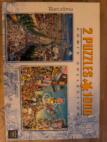 Puzzel  2 in 1 1000 stukjes beschikbaar voor biedingen