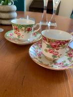 2 kopje Royal Stafford olde englisch garden, Ophalen of Verzenden, Zo goed als nieuw, Kop en/of schotel
