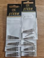 Target storm grooved punten 26 mm 8.50 pst!, Sport en Fitness, Darts, Ophalen of Verzenden, Zo goed als nieuw, Pijlen