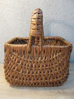 Vintage kinder rieten mand met hengsel plukmand, Huis en Inrichting, Ophalen of Verzenden, Gebruikt, Riet