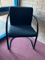 Zwarte Slede Stoel - Buisframe, Huis en Inrichting, Stoelen, Ophalen, Gebruikt, Zwart, Metaal