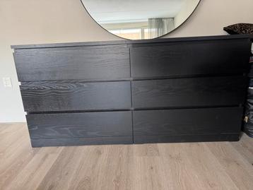 IKEA MALM ladekast 160x78 zwart beschikbaar voor biedingen