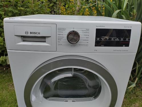 Bosch Serie 6 Warmtepompdroger 8 kg, Witgoed en Apparatuur, Wasdrogers, Gebruikt, Condens, Voorlader, 6 tot 8 kg, 85 tot 90 cm