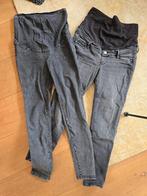 2 zwangerschapsbroeken maat s positiekleding, Ophalen, H&M, Maat 36 (S), Grijs