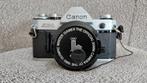 Canon AE1 spiegelreflex camera incl Canon 50 mm f 1.8 lens, Audio, Tv en Foto, Fotocamera's Analoog, Ophalen of Verzenden, Gebruikt